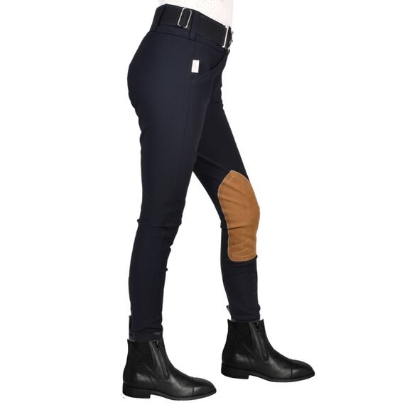 The Tailored Sportsman Black Tech Lite Boot Sock Riding Breeches 24 - Picture 3 of 11